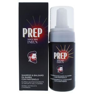 Beard Shampoo and Conditioner with Panthenol Prep-3.4oz Shampoo and Conditioner